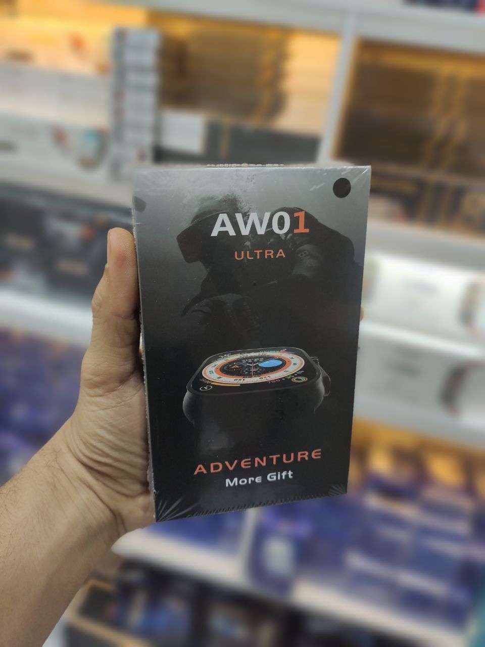 ساعت هوشمند  AW01 Ultra بهمراه 2 بند شارژر وایرلس و ایرپاد پرو