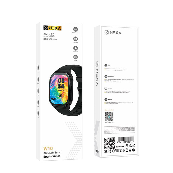 ساعت هوشمند نکسا مدل W10 AMOLED