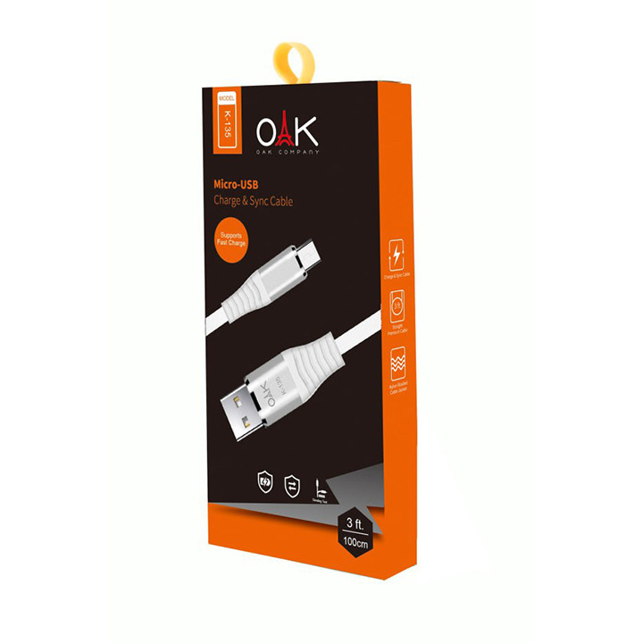 کابل یو اس بی به تایپ بی مدل OAK 191