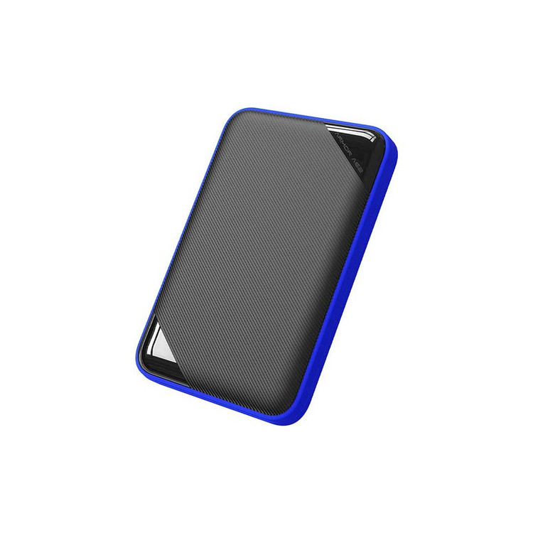 هارد اکسترنال قابل حمل برند سیلیکون پاور با ظرفیت 1 ترابایت، مدل Armor A62، دارای نشانگر LED، مقاوم در برابر ضربه، آب، غبار، خش و شوک، سازگار با سیستم عامل Windows ،Linux و MacOS، دارای رابط USB 3.1 با گارانتی فعال 3 ساله متین