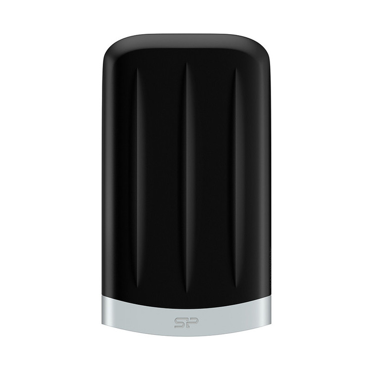 هارد اکسترنال قابل حمل برند سیلیکون پاور با ظرفیت 1 ترابایت، مدل Armor A65B، دارای نشانگر LED، ضد ضربه، آب، شوک و غبار، سازگار با سیستم عامل Windows و Linux، دارای رابط USB 3.2 با گارانتی فعال 3 ساله متین