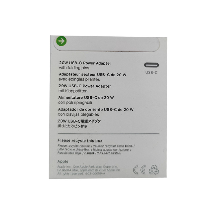کلگی شارژ اورجینال B/A آیفون 20W دو سال گارانتی