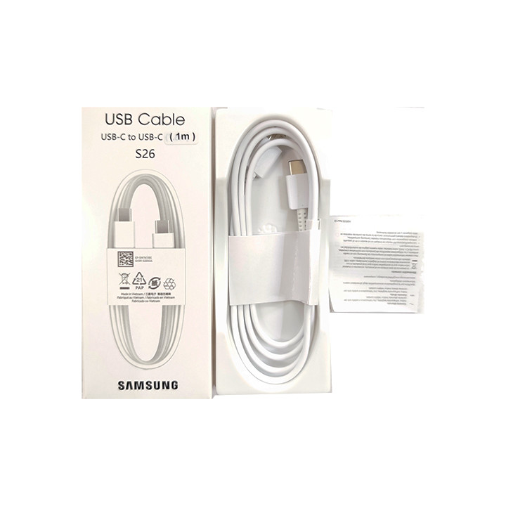 🔌 کابل شارژ USB-C به USB-C سامسونگ مدل S26 طول 1 متر – اورجینال و فست شارژ