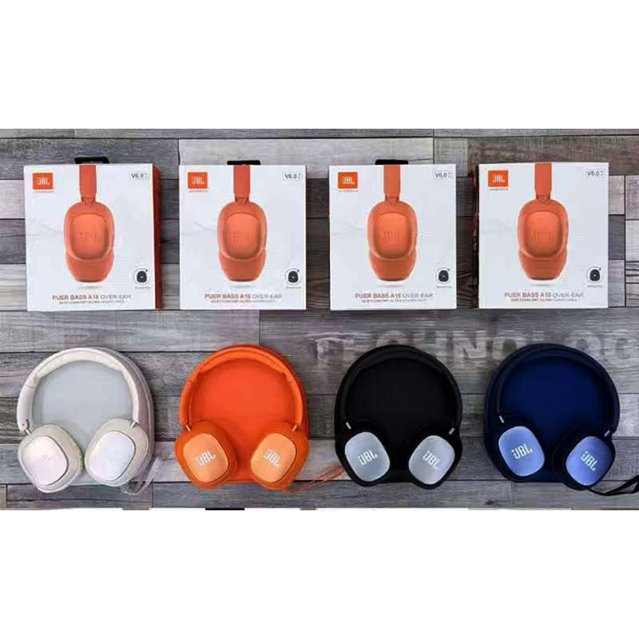 هدفون JBL A18 های کپی با لولای فلزی و پورت Type-C