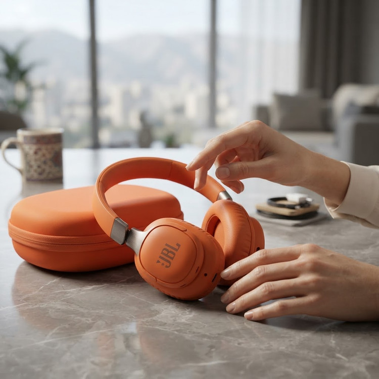 هدفون JBL A18 های کپی با لولای فلزی و پورت Type-C